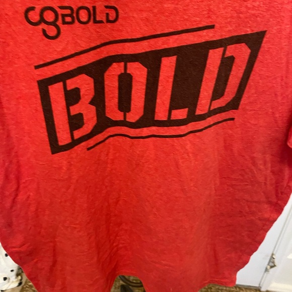 CG Bold Camp Gladiator Red Graphic Tee T Shirt SS L - Picture 3 of 7